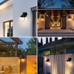 EBION 2er Set Aussenlampe E27 Aluminium IP44 – Vintage Wandleuchte für Haus & Garten – Bild 8