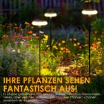 ZWOOS Solar Gartenleuchten 4er Set – IP65 LED Blumenbeleuchtung mit 10-12h Akkulaufzeit – Bild 2