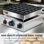 SIJIDING Mini Pfannkuchenmacher 25er – 950W kommerzielle Dorayaki Maker Maschine – Bild 8