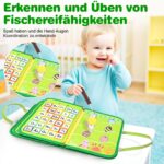 JHkim Montessori Busy Board – 8-in-1 Lernspielzeug für Kinder ab 1 Jahr – Bild 5