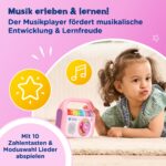 VTech Mein Erster Musik-Player Pink – Bluetooth Musikplayer mit 40 Liedern für Kinder ab 2 Jahren – Bild 3