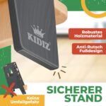 KIDIZ Lernturm 3-stufig höhenverstellbar mit Lernuhr – Montessori Tritthocker aus Kiefernholz – Bild 7