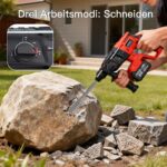 OnlyInNY Akku-Bohrhammer SDS Plus 18V – 3-in-1 Schlagbohrmaschine mit Makita-Kompatibilität – Bild 5