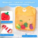 Hahaland Badewannenspielzeug Kochset 15-teilig – Farbwechsel Gemüse für Babys ab 12 Monaten – Bild 5