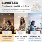 SSC-LUXon KARI LED Gartenstrahler mit Erdspieß – IP65 Außenleuchte mit 3 Lichtfarben – Bild 5