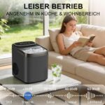 Citybee Eiswürfelmaschine Selbstreinigend 14kg/24h – Frisches Eis in 6 Min für Küche & Büro – Bild 5