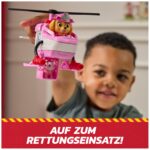PAW PATROL Fire Rescue Hubschrauber mit Rettungsklaue – Skyes Feuerwehr-Set ab 3 Jahren – Bild 7