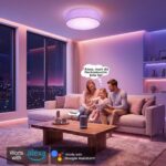 AMZSTORY 36W LED Deckenlampe Dimmbar mit RGB & Fernbedienung – Smart Home Deckenleuchte – Bild 3