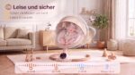 BEBE2LUXE ALPHA Elektrische Babywippe – Sanfte Bewegung & Weisses Rauschen ab Geburt bis 6 Monate – Bild 7