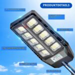 Adewalk 2026 Solar-Straßenlaterne mit Fernbedienung – IP66 wasserdicht, Bewegungssensor & 3 Modi – Bild 5