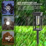 8er Set Solarleuchten für Außen mit 3000K Warmweiss – Wasserdichte Gartenlampen mit Auto Ein/Aus – Bild 6