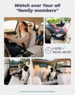 WEMOH Magnetische Baby Autokamera 5'' 1080P IPS – Rückfahrkamera für Zwillinge & Reboarder – Bild 2