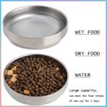 2er Set Katzennäpfe aus Edelstahl 15 cm – Schnurrhaare-freundlich & spülmaschinenfest – Bild 4
