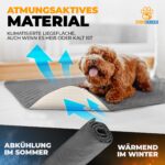 SympaTierisch Wasserdichte Hundedecke 80x60 cm – Rutschfeste Hundematte für Sofa & Bett – Bild 3