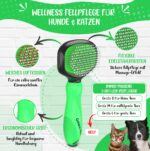 Golden Pets Softbürste mit Luftkissen & Schutznoppen – Sanfte Fellpflege für Hunde & Katzen – Bild 3