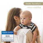 KiGATEX Moltontücher 80x80cm – 100% Baumwolle, Oeko-TEX®, Saugstark für Babys – Bild 6
