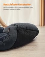 Feandrea Hundebett 120x90 cm mit Leinenoptik & erhöhten Rändern – orthopädisches Hundekissen – Bild 6