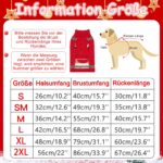 HYLYUN Weihnachtspullover Hund XL – Rentier-Motiv mit Leinenöffnung & Rollkragen – Bild 2