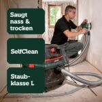 metabo ASR 25 L SC Nass-Trockensauger – Industriesauger mit SelfClean-Filterung für Baustellen – Bild 4