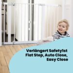 Safety 1st Easy Close Metal 28cm Gittererweiterung – Bohnerfreie Montage für Babygitter – Bild 2