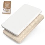 mimaDu 2er Set Spannbettlaken 90x55 cm Bio-Baumwolle – Weiches Babybett-Laken für Beistellbetten