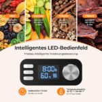 YASHE 8-Etagen Dörrautomat mit digitaler Steuerung – Obst, Gemüse & Fleisch trocknen – Bild 3