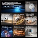 dreame X50s Ultra Saugroboter mit Wischfunktion – 7,95 cm ultraduenn, 35.000 Pa Saugkraft – Bild 12