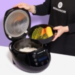 Reishunger Digitaler Reiskocher Starter Set Schwarz – 12 Kochmodi mit Zubehör – Bild 5
