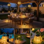 KagoLing 2er Set Solarleuchten Hängend IP65 – Dekorative Gartenbeleuchtung für Terrasse & Balkon – Bild 7