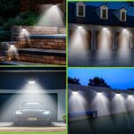 6er Set Solar Aussenleuchte 248 LED mit Bewegungsmelder – IP65 Gartenlampe 270° für Hof & Terrasse – Bild 7