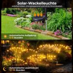 4er Set ICRGB Firefly Solarlampen – Schwingende LED-Gartenleuchten IP65 wasserdicht – Bild 2