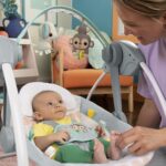 Bright Starts Whimsical Wild Automatische Babyschaukel – Tragbar & Zusammenklappbar mit 6 Melodien – Bild 14