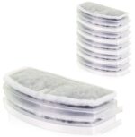 Tatzenglück 12er-Pack Aktivkohle-Filter für Haustier-Trinkbrunnen – Kompatibel mit Europet Bernina, EBI, Mango & Cascade