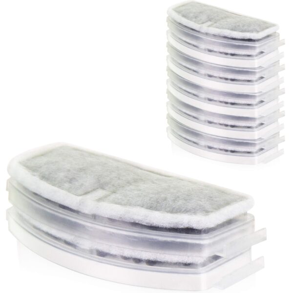 Tatzenglück 12er-Pack Aktivkohle-Filter für Haustier-Trinkbrunnen – Kompatibel mit Europet Bernina, EBI, Mango & Cascade