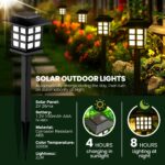GIGALUMI 12er Set Solarleuchten für Außen – IP65 Wasserdicht Gartenleuchten Warmweiß – Bild 3