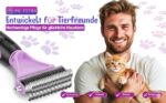 PQ TETRA Doppelseitige Katzenbürste – Unterwollbürste für Kurz- & Langhaar – Bild 8