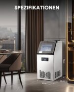 Wilprep Kommerzielle Eiswürfelmaschine 73kg/24h – Edelstahl Eismaker für Gastronomie – Bild 9