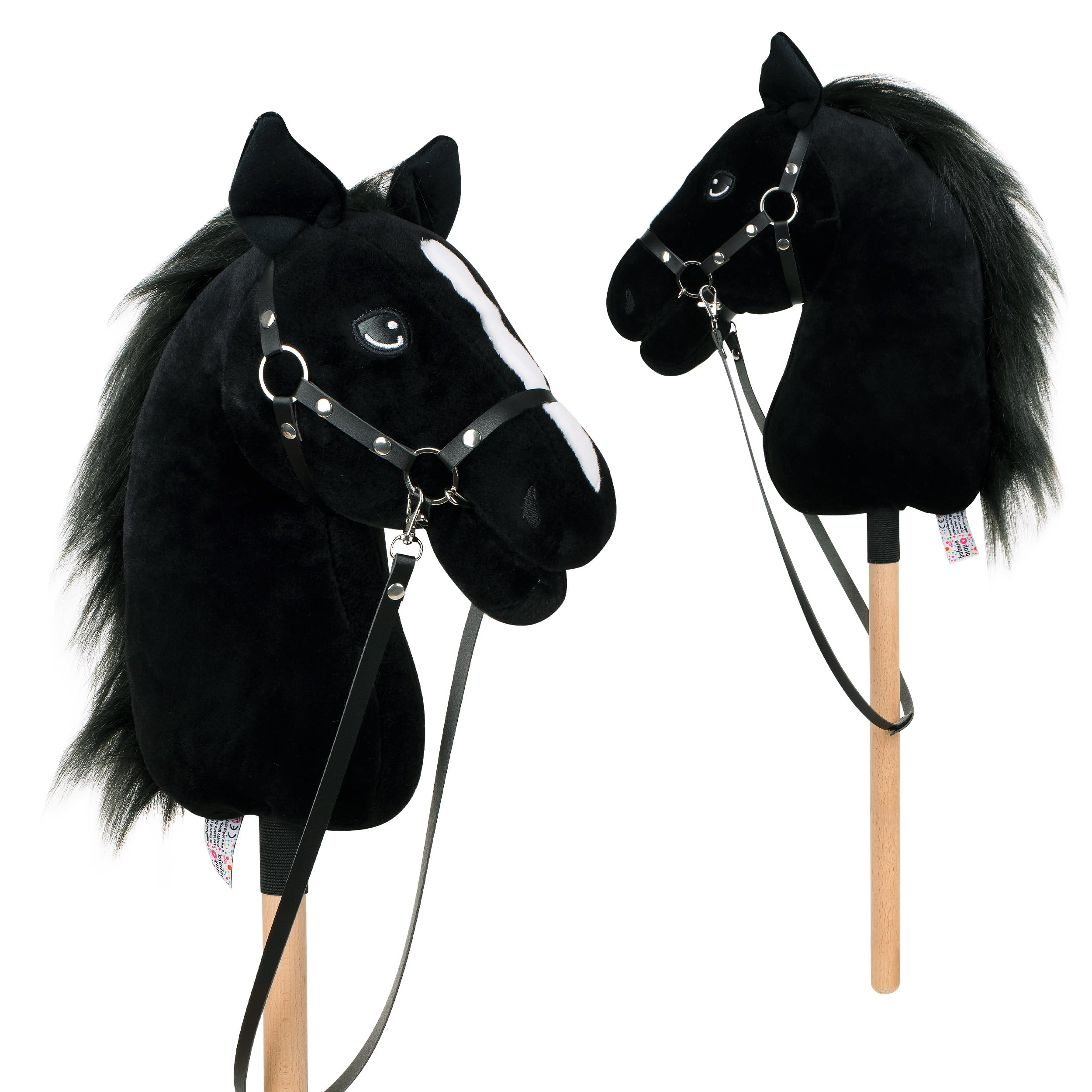 Pink Papaya Hobby Horse Abraxas Gr. M – Steckenpferd mit Halfter & Zügeln