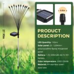 PATIOPIA Firefly Solar Gartenleuchten 8er Set – Warmweiss LED Außenbeleuchtung IP65 – Bild 4