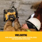 DEWALT DCH273P2T-QW SDS-plus Akku-Kombihammer 18V – Profi-Schlagbohrmaschine mit 2x5Ah – Bild 5
