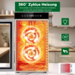 Kwasyo Gewerblicher Dörrautomat 18 Etagen 800W – Edelstahl Lebensmittel Dehydrator mit 360° Luftzirkulation – Bild 7