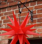 Wandarm aus Eisen für Aussensterne bis 80 cm – Wetterfester Metall-Halter für Garten – Bild 2