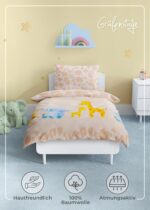 Gräfenstayn® Kinderbettwäsche 2-tlg. Set mit Reissverschluss – Bio-Baumwolle für Babys – Bild 3