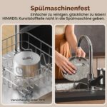 UMOCUOY Katzenbrunnen 2.6L Edelstahl – Automatischer Wasserspender mit 5-Schicht Filtersystem – Bild 7
