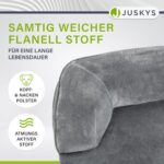 Juskys Hundebett Sheena M – Orthopädisches Hundesofa 72x60 cm, waschbar & rutschfest – Bild 6