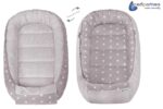 Medi Partners Babynest 100x60 cm – Kuschelnest aus Baumwolle & Minky für Neugeborene – Bild 4