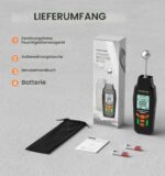 coczow Feuchtemessgerät mit Kugelsensor – Zerstörungsfreie Messung für alle Baumaterialien – Bild 9