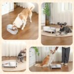 PTOBER Antischlingnapf Hund Keramik erhöht – Doppel-Futternapf für gesundes Fressen – Bild 6