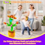 Vitosup Tanzender Kaktus Spielzeug – Wiederaufladbar mit 50 Kinderliedern für Babys – Bild 6