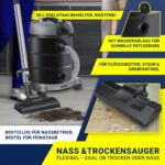 MASKO Industriestaubsauger 2300W – Nass-Trockensauger mit HEPA & Push&Clean System – Bild 3